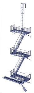 Vintage Fire Escape -- Kit
