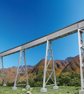 Steel Railroad Bridge Tower Bent 2-Pack -- Kit