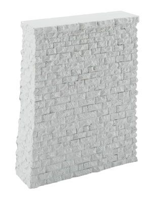 Single-Track Railroad Bridge Stone Pier - Resin Casting -- Approximate dimensions: 4-3/16 x 1-5/16 x 5-3/16&quot;  10.6 x 3.3 x 13.1cm