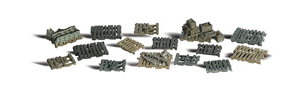 Scenic Accents(R) Nscale, Select: Assorted Skids pkg(15)