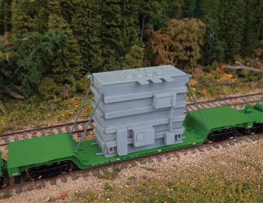 Transformer Load -- Kit - Fits Mainline &amp; Walthers 81&#39; 8-Axle Depressed Center Flatcars