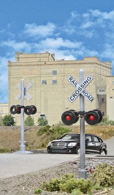 Crossing Flashers -- Set of 2 Working Signals (Use with Crossing Signal Controller)