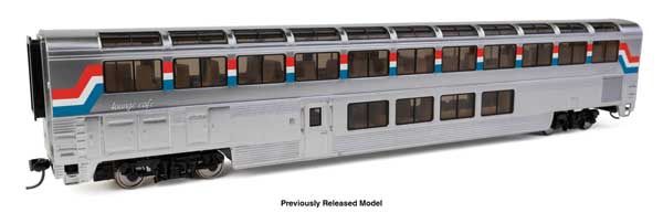 85&#39; Pullman-Standard Superliner I Lounge - Lighted, Select: Amtrak(R) Ph III #33003
