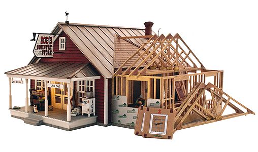 O Scale Lighted - Country Store Expansion