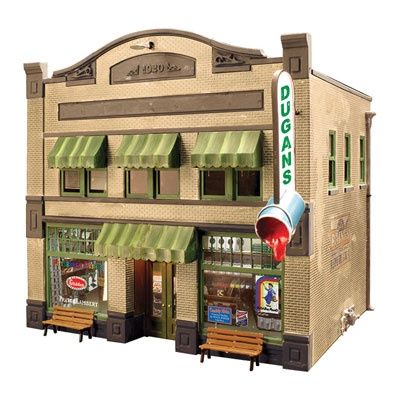 O Scale Lighted - Dugan&#39;s Paint Store
