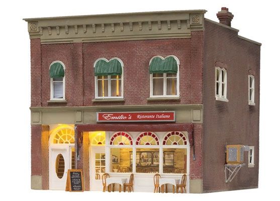 O Scale Lighted - Emilio&#39;s Italian Restaurant