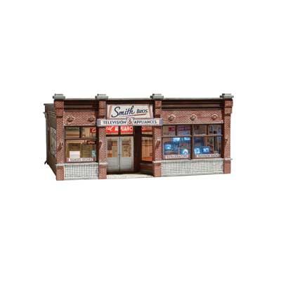 O Scale Lighted - Smith Brothers TV &amp; Appliance Store