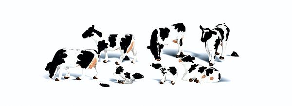 O Scale  Holstein Cows pkg(7)