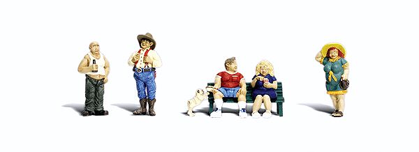 O Scale  Full-Figured Folks pkg(5)