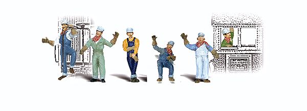 O Scale  Engineers pkg(6)