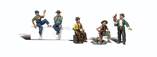 O Scale  Hobos pkg(5)