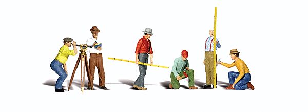 O Scale  Surveyors pkg(6)