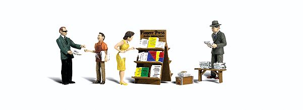 O Scale  Newsstand