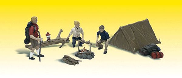 O Scale  Campers &amp; Accessories pkg(3)