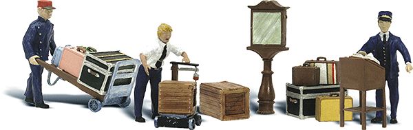 O Scale  Depot Workers &amp; Accessories