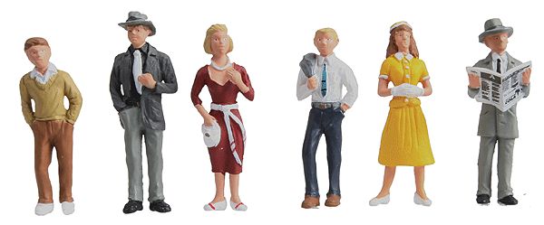 O Scale  Pedestrians pkg(6)