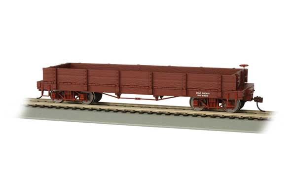On30 - Wood Gondola - Data Only (oxide red)