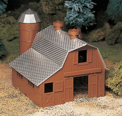 O Scale - Plasticville U.S.A.(R) Classic Kits -- Dairy Barn