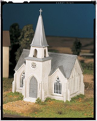 O Scale - Plasticville U.S.A.(R) Classic Kits -- Cathedral