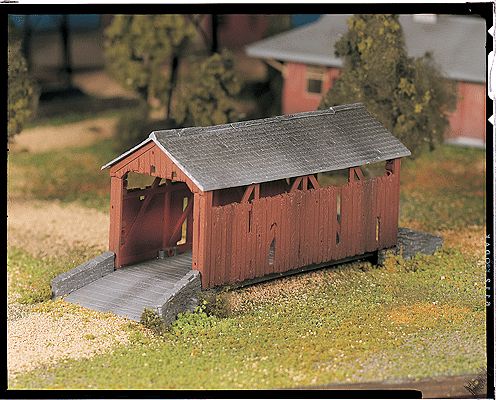 O Scale - Plasticville U.S.A.(R) Classic Kits -- Covered Bridge