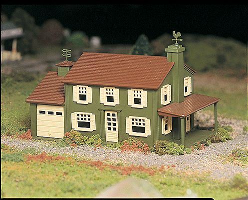 O Scale - Plasticville U.S.A.(R) Classic Kits -- Two-Story House