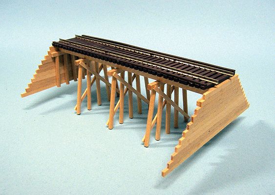 Common Pile Trestle HO scale
