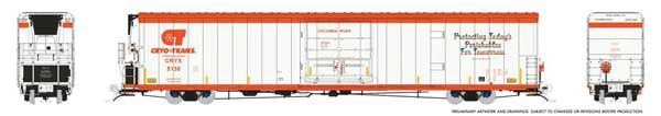 HO SCALE - Greenbrier 72&#39; IL 7780 Mechanical Reefer - With Sound, Select: Cyro-Trans CRYX #5138 Columbia River