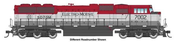 EMD SD 70M - Sound and DCC, Select: Electro-Motive Division #7002