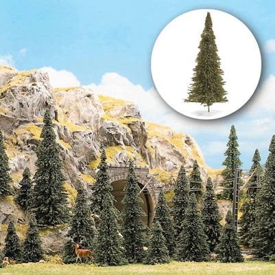 Trees - Coniferous pkg(30) -- Pine Set - 1-3/16 to 2-3/16"  3 to 6cm Tall