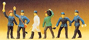 Working People -- Railroad Personnel pkg(6) HO