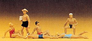 Recreation &amp; Sports -- Bathers Reclining pkg(6) HO