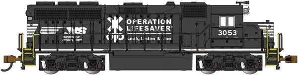 EMD GP40, DCC/SOUND/DC: Standard DC, Select: Norfolk Southern #3053