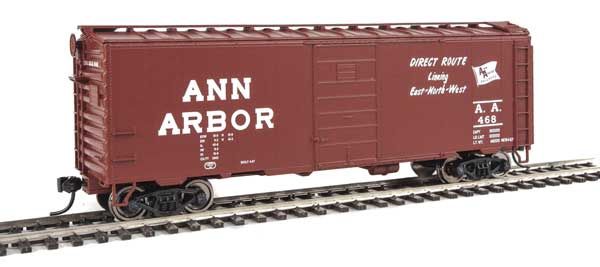 40' PS-1 Boxcar - Ready to Run -- Ann Arbor #468