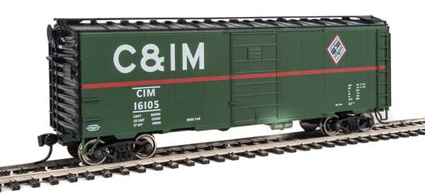 40' PS-1 Boxcar - Ready to Run -- Chicago &amp; Illinois Midland #16105