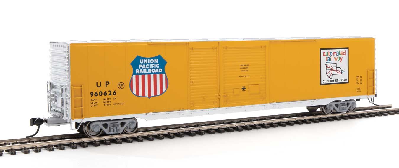 60' Pullman-Standard Auto Parts Boxcar (10' and 6' doors) - Ready to Run -- Union Pacific(R) #960626