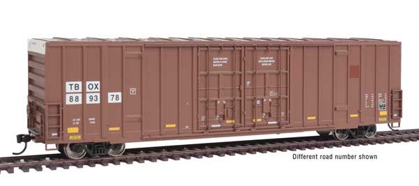 60' High Cube Plate F Boxcar - Ready to Run -- TBOX #889550
