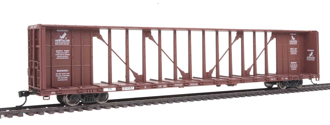 72' Centerbeam Flatcar with Standard Beam - Ready to Run -- Tomahawk Railway #874587