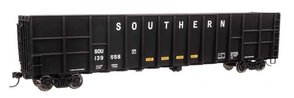 61' Wood Chip Gondola - Ready To Run -- Southern Railway #139558