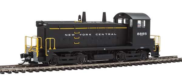 EMD SW7 - ESU Sound &amp; DCC -- New York Central #8885 (black)