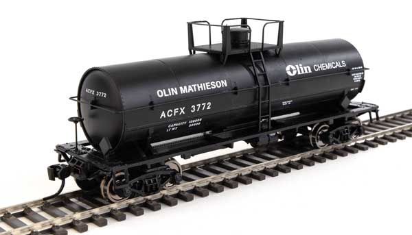 36' Chemical Tank Car - Ready to Run -- Olin Chemical ACFX #3772
