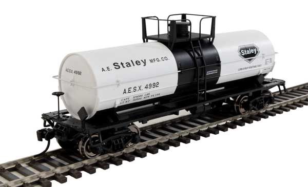 36' Chemical Tank Car - Ready to Run -- A.E. Staley AESX #4992