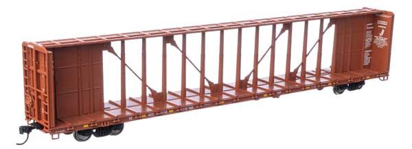 72' Centerbeam Flatcar w/Standard Beam - Ready to Run -- Illinois Central #977112