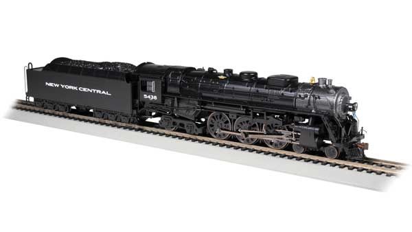 HO Class J3a 4-6-4 Hudson - WOWSound(R) and DCC -- New York Central 5438 (black, graphite, Gothic Lettering)