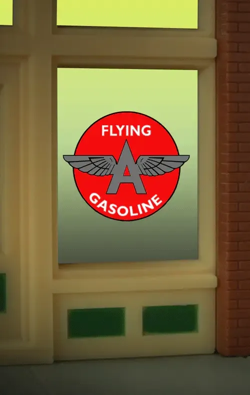 Flying A Window Sign (HO/O)
