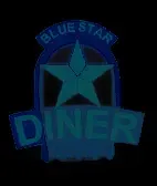 Blue Star Diner Sign (Sm)