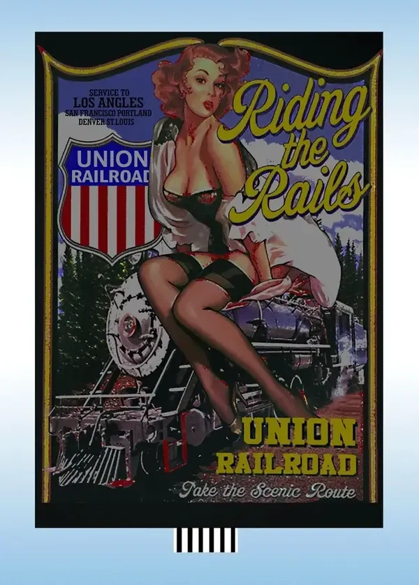 Riding the Rails Billboard (Lg)