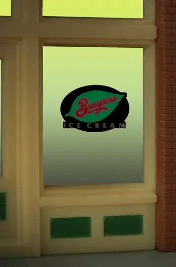 Breyers Window Sign