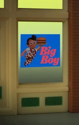 Big Boy Window Sign