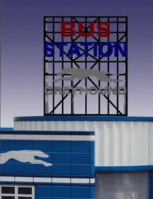 Greyhound Rooftop Sign (N/Z)