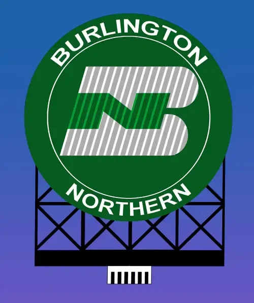 Burlington Northern Sign (Sm)